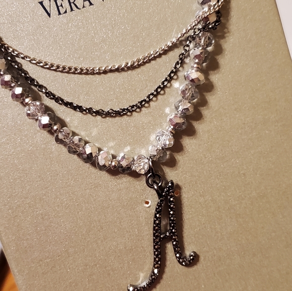 Simply Vera Vera Wang Layered "A" Necklace - Picture 6 of 15
